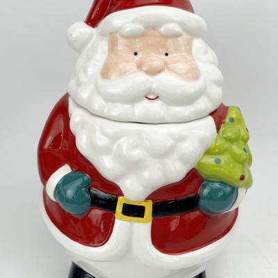 santa cookier jar