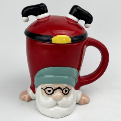 santa mug with lid