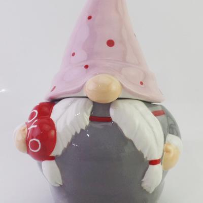 valentine cookier jar